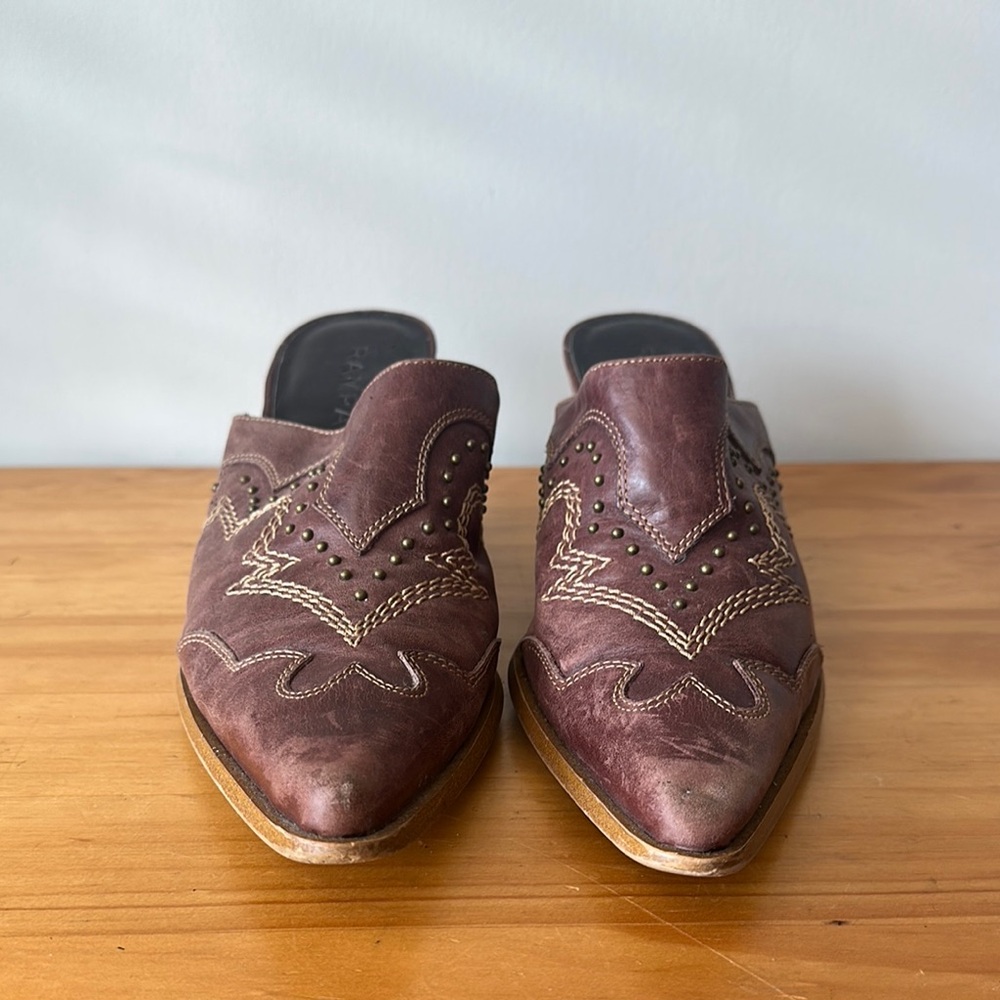 Rampage “Riley” Leather Mules 7.5 - Picture 2 of 8